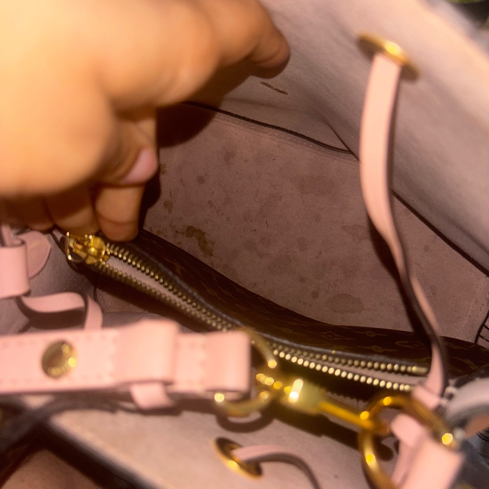 Louis Vuitton Brown & Pink Neonoe Bag. - Picture 7 of 10